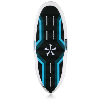 Phase 5 Gizmo V2 Wake Foil Board 2027 – complete deck view on white