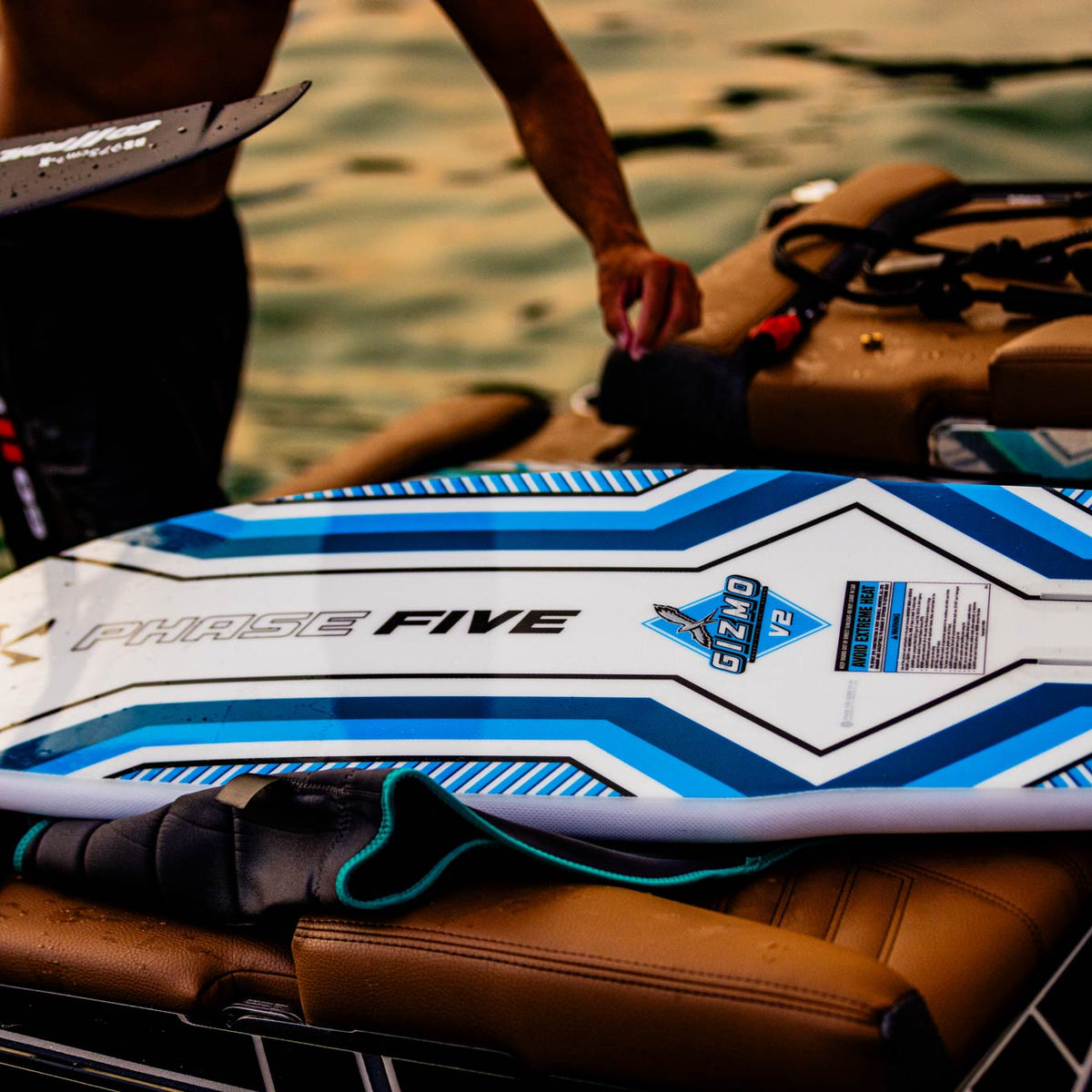 Phase 5 Gizmo V2 Wake Foil Board 2027 – adjustable foil track mounting area