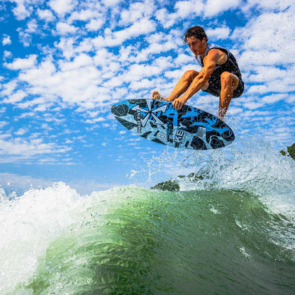 Phase 5 Key Jett Shreds Wakesurf Board 2027 – rider surfing the wave