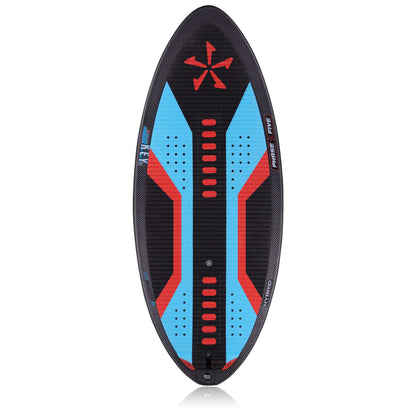 Phase 5 Key V2 Wakesurf Board 2027 – complete deck view on white