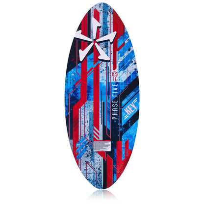 Phase 5 Key V2 Wakesurf Board 2027 – complete bottom view on white