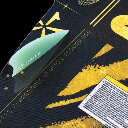 Phase 5 Model X LTD Wakesurf Board 2027 – board graphics in close-up