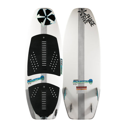 Phase 5 Phantom Wakesurf Board 2024 - Black Pads - BoardCo