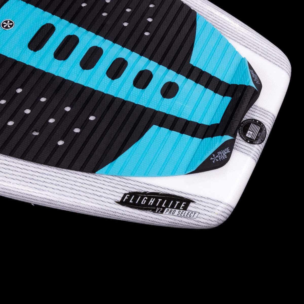 Phase 5 Phantom Wakesurf Board 2027 – deck traction in close-up