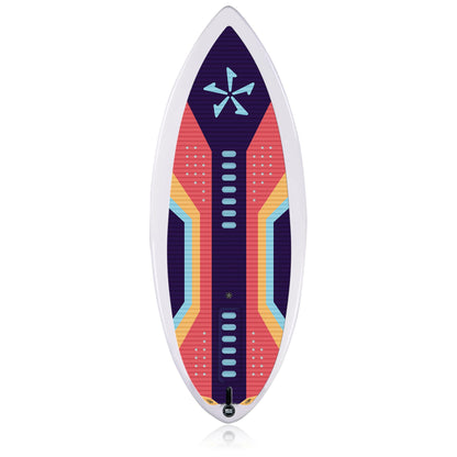 Phase 5 Prop CL Wakesurf Board 2027 – complete deck view on white