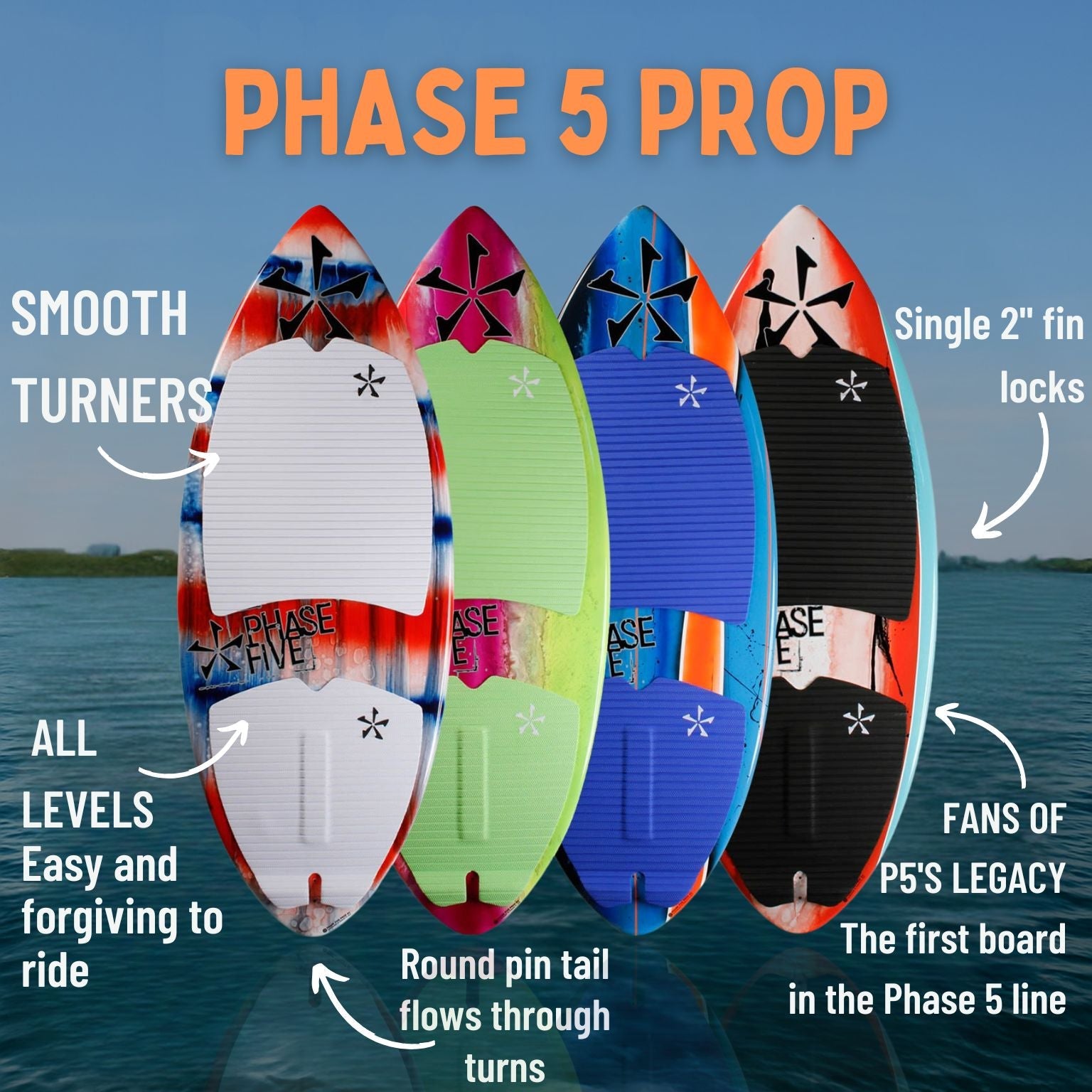 Phase 5 Prop Wakesurf Board 2025 - BoardCo