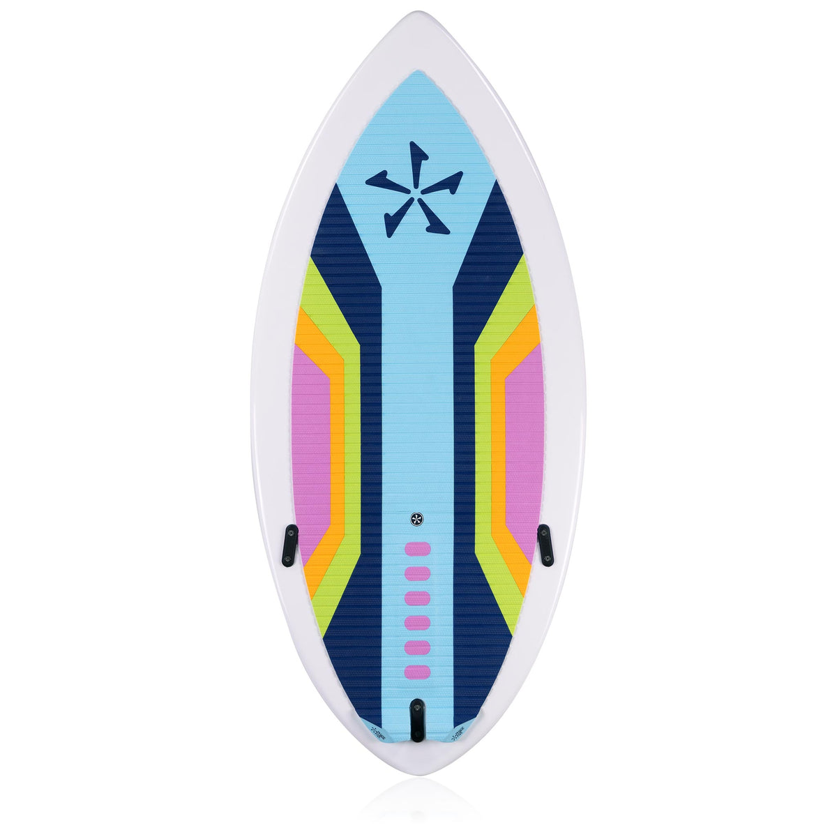 Phase 5 Scamp CL Wakesurf Board 2027 – complete deck view on white