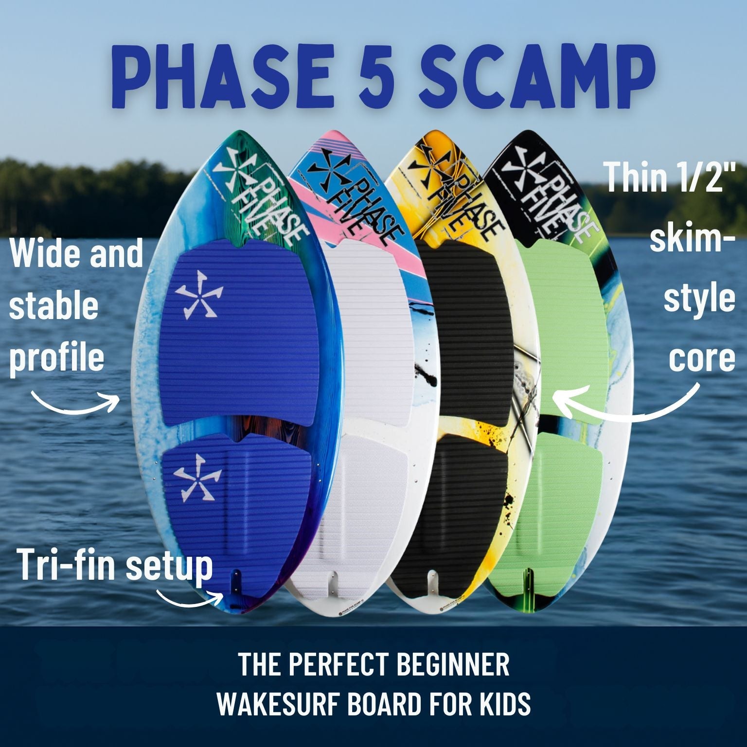 Phase 5 Scamp Wakesurf Board 2025 - BoardCo