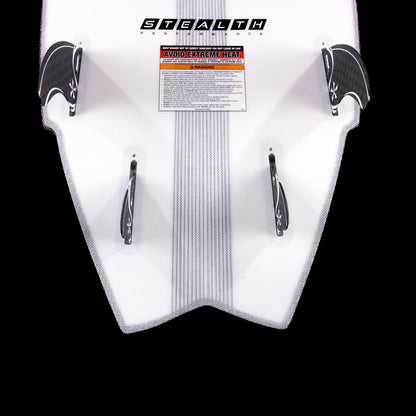 Phase 5 Sensei Stealth Wakesurf Board 2027 – fin setup in close-up