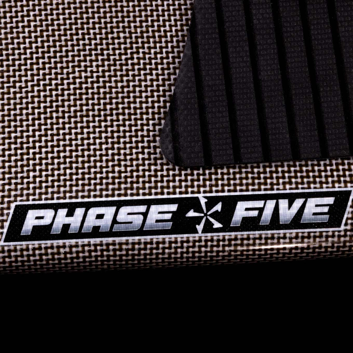 Phase 5 Sensei Stealth Wakesurf Board 2027 – woven deck finish and traction detail