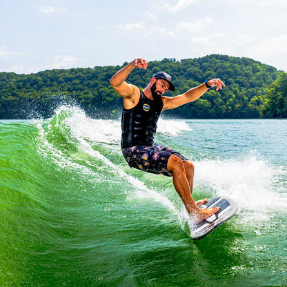 Phase 5 Sensei Stealth Wakesurf Board 2027 – rider surfing the wave