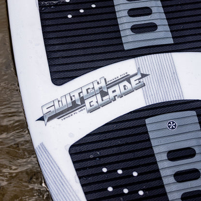 Phase 5 Switchblade Wakesurf Board 2027 – deck traction in close-up
