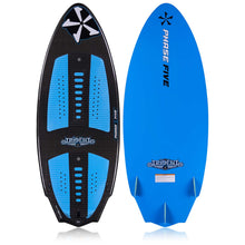 Phase 5 Trident V3 Wakesurf Board 2027 – deck and bottom views on white