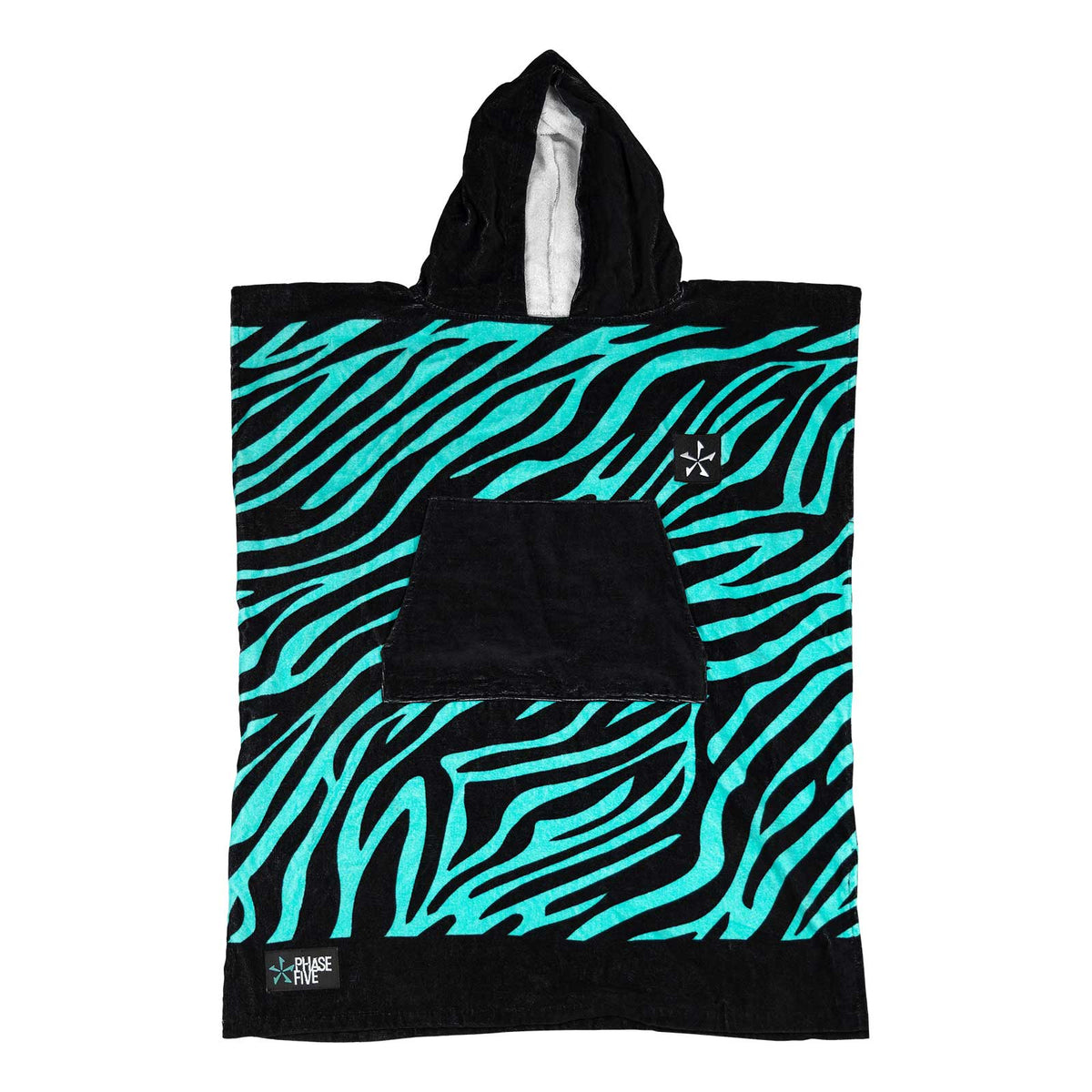 Phase 5 Zebra Hooded Kids Towel, kids poncho towel