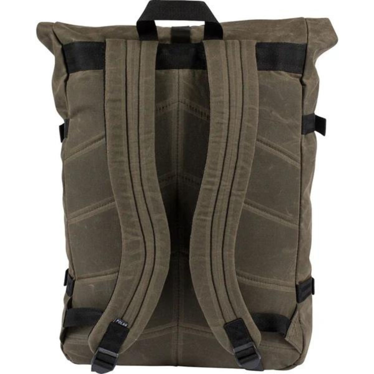 Poler Classic Rolltop Waxed Burnt Olive - BoardCo