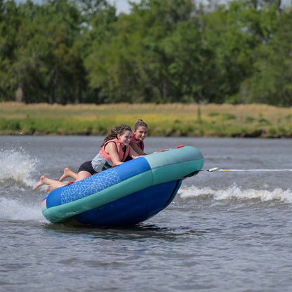 Radar Asteroid 3 Person Tube in Blue / Red, riders crossing the wake