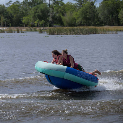 Radar Asteroid 3 Person Tube in Blue / Red, riders crossing the wake