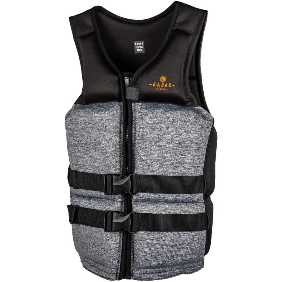 Radar Boy's TRA CGA Life Jacket in Heather Grey/Orange/Blk - BoardCo