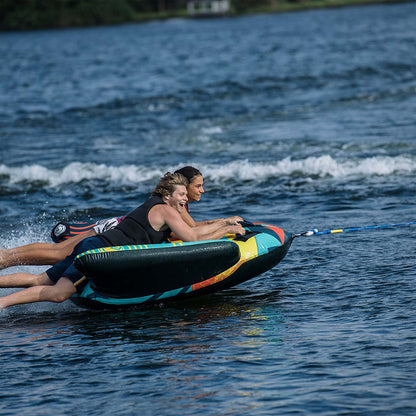 Radar Edge 2 Tube, riders crossing the wake