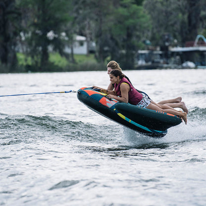 Radar Edge 2 Tube, riders crossing the wake