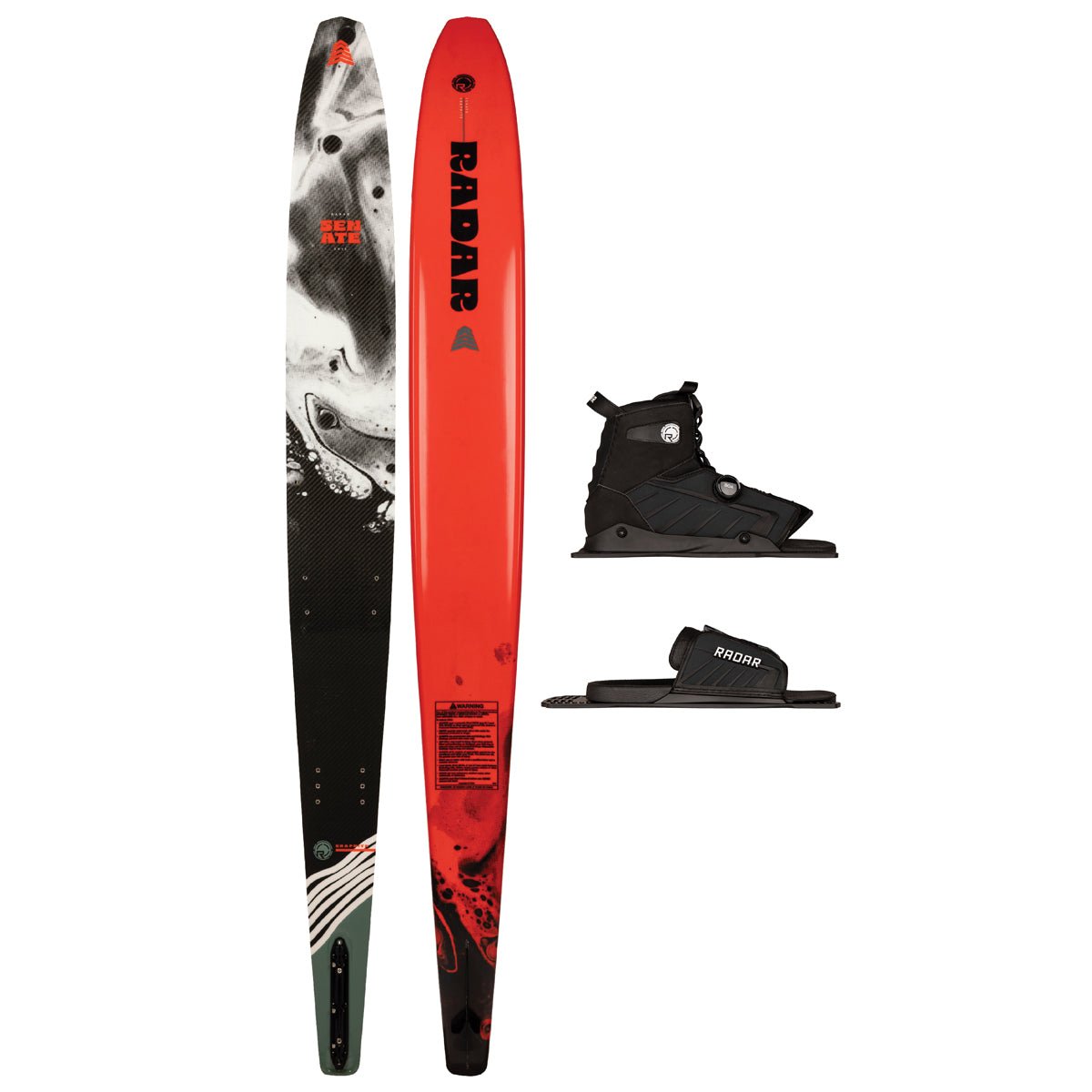 Radar Graphite Senate w/ Vector BOA & BOA ARTP Water Ski Package 2025 - BoardCo