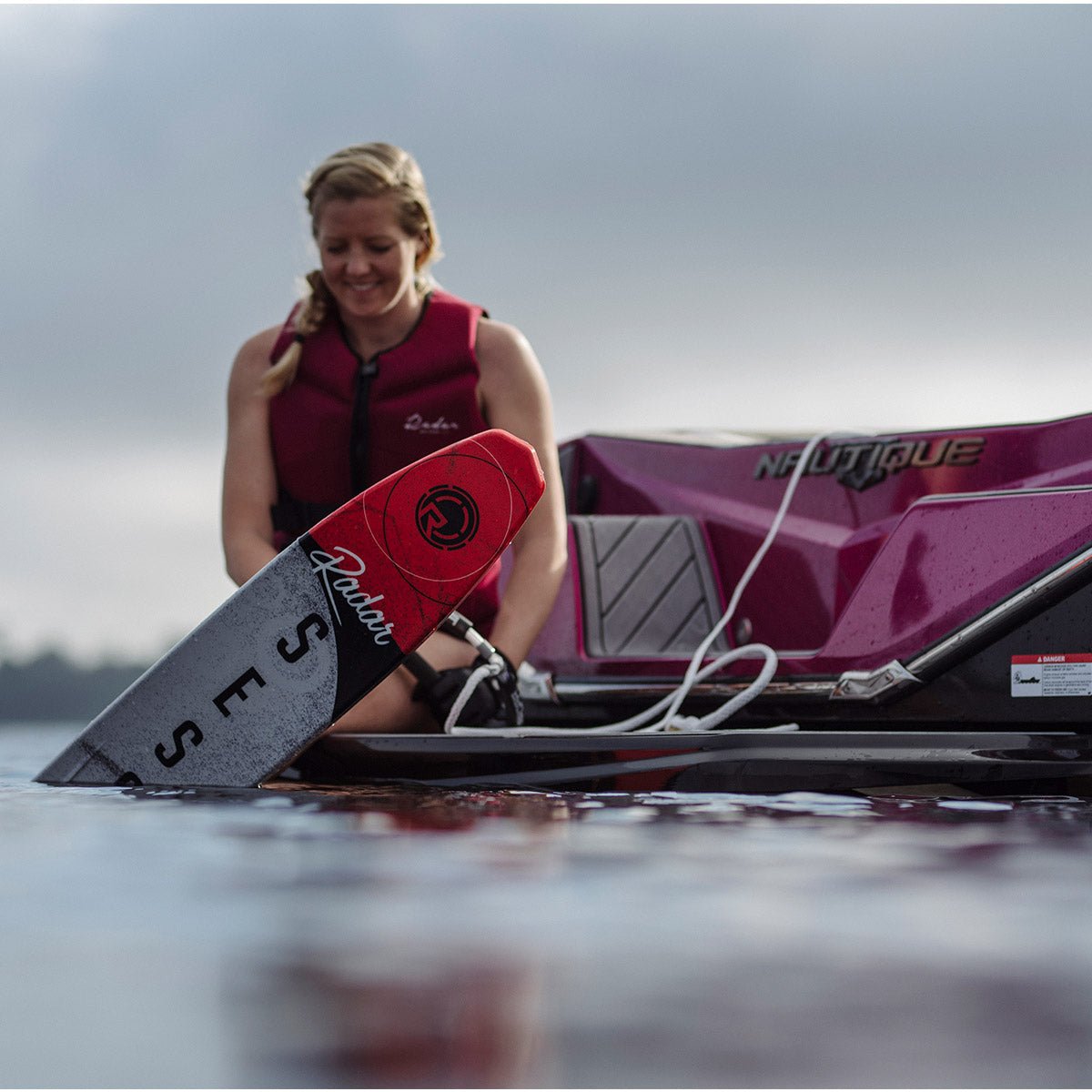 Radar Women's Session Water Ski Coral / Silver 2021 - BoardCo