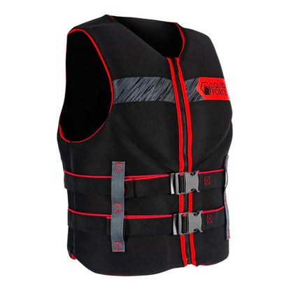 Liquid Force Hinge Classic CGA Life Jacket in Black/Red