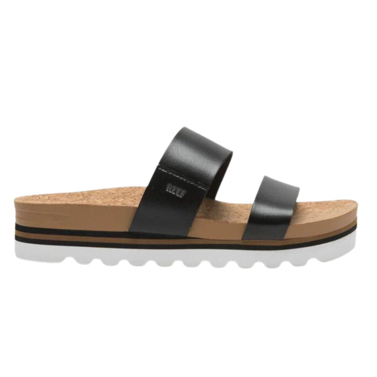 Reef Cushion Vista Hi Black Women's Sandal