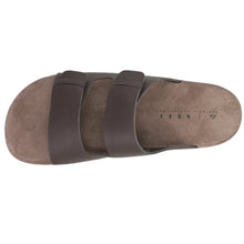 Reef Ojai Two Bar Men's Sandal in Brown Leather - BoardCo