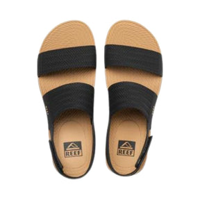 Reef Water Vista Women's Sandal in Black/Tan - BoardCo