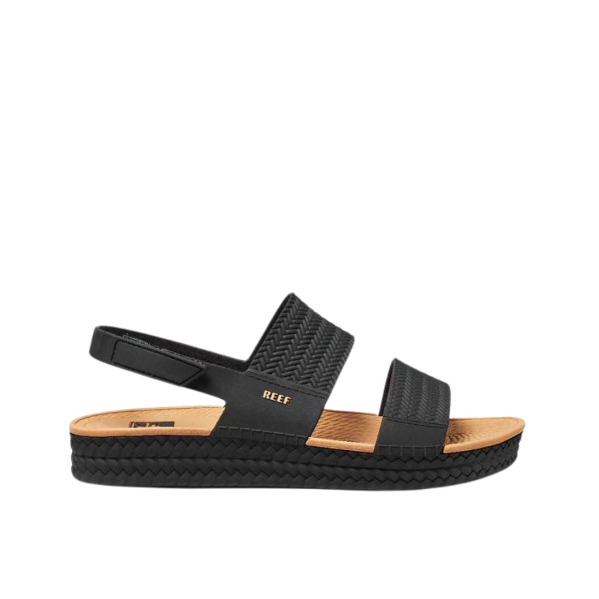 Reef Water Vista Women's Sandal in Black/Tan - BoardCo
