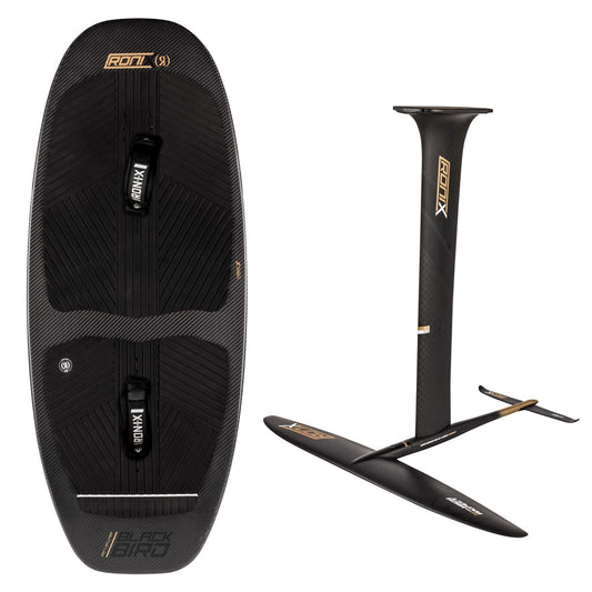 Ronix Blackbird / Velo High Aspect Wake Foil Package 2027, upright board and 910 cm² foil