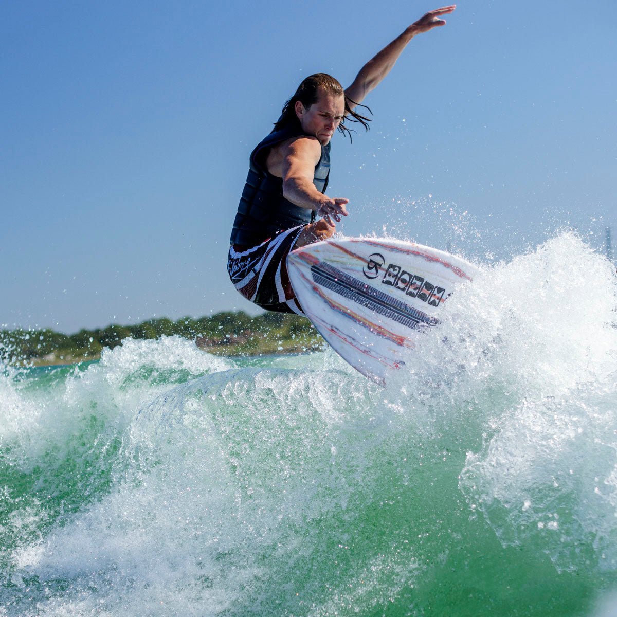 Ronix Atlantik Flyweight Wakesurf Board - Fast, Reactive Surf