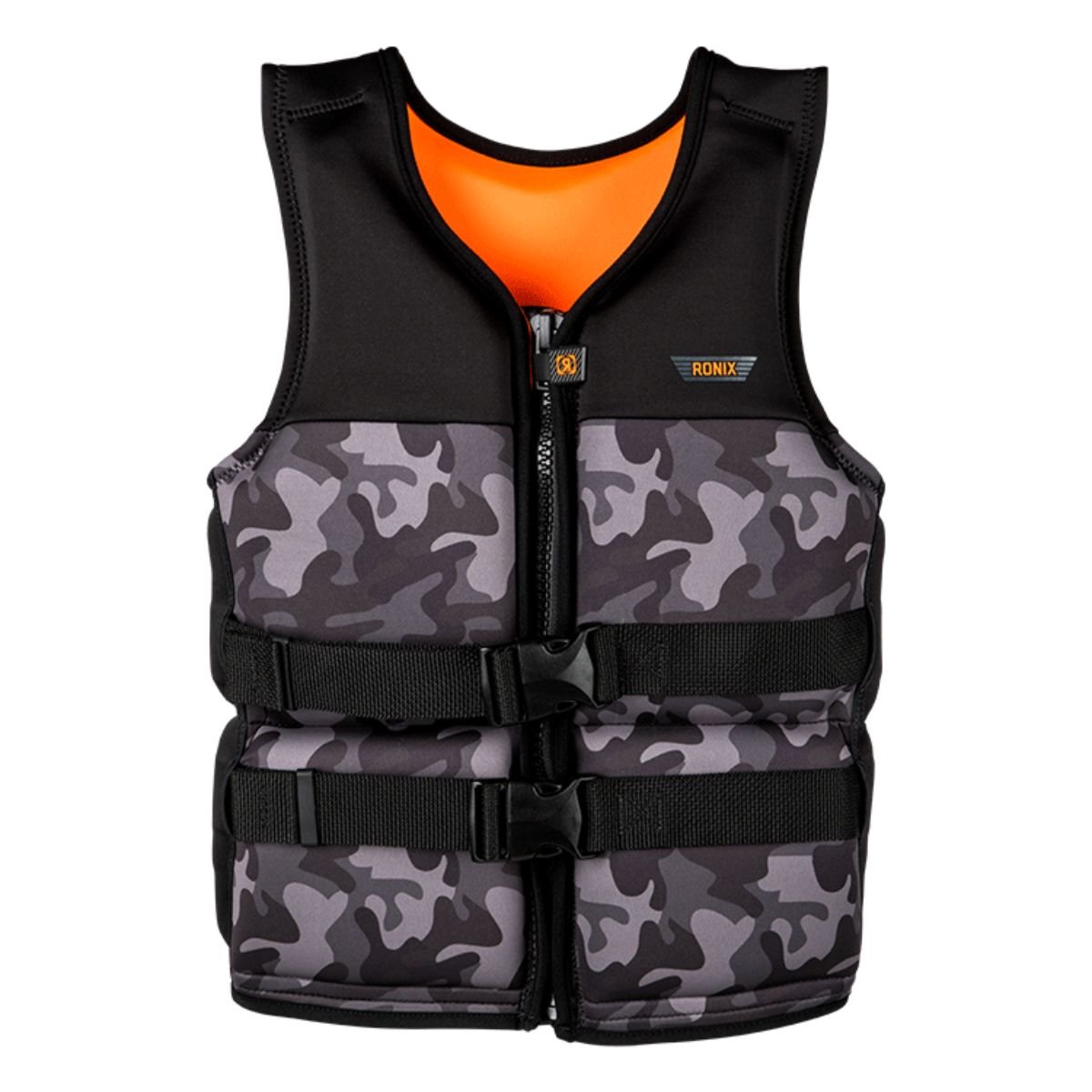 Ronix Neptune Capella 3.0 Boy's CGA Life Jacket in Black - BoardCo