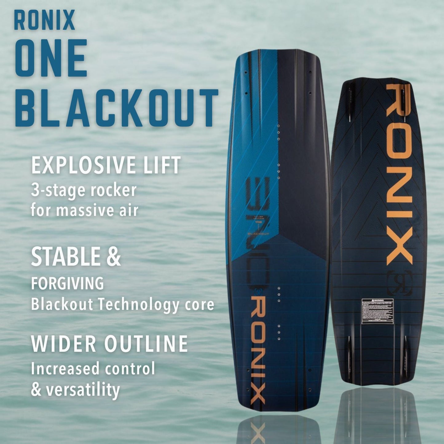 Ronix ONE Blackout Wakeboard 2025 - BoardCo