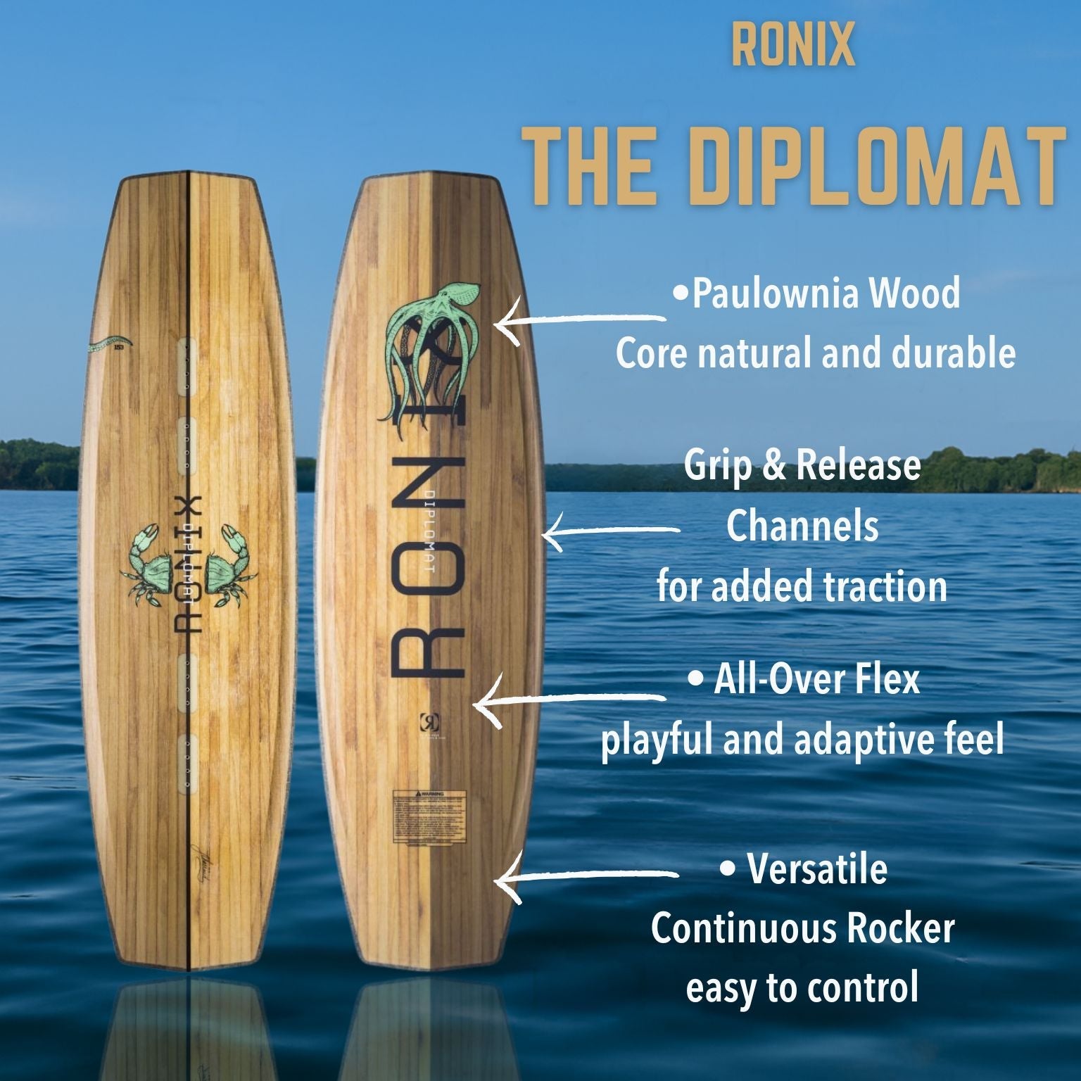 Ronix The Diplomat Wakeboard 2025 - BoardCo