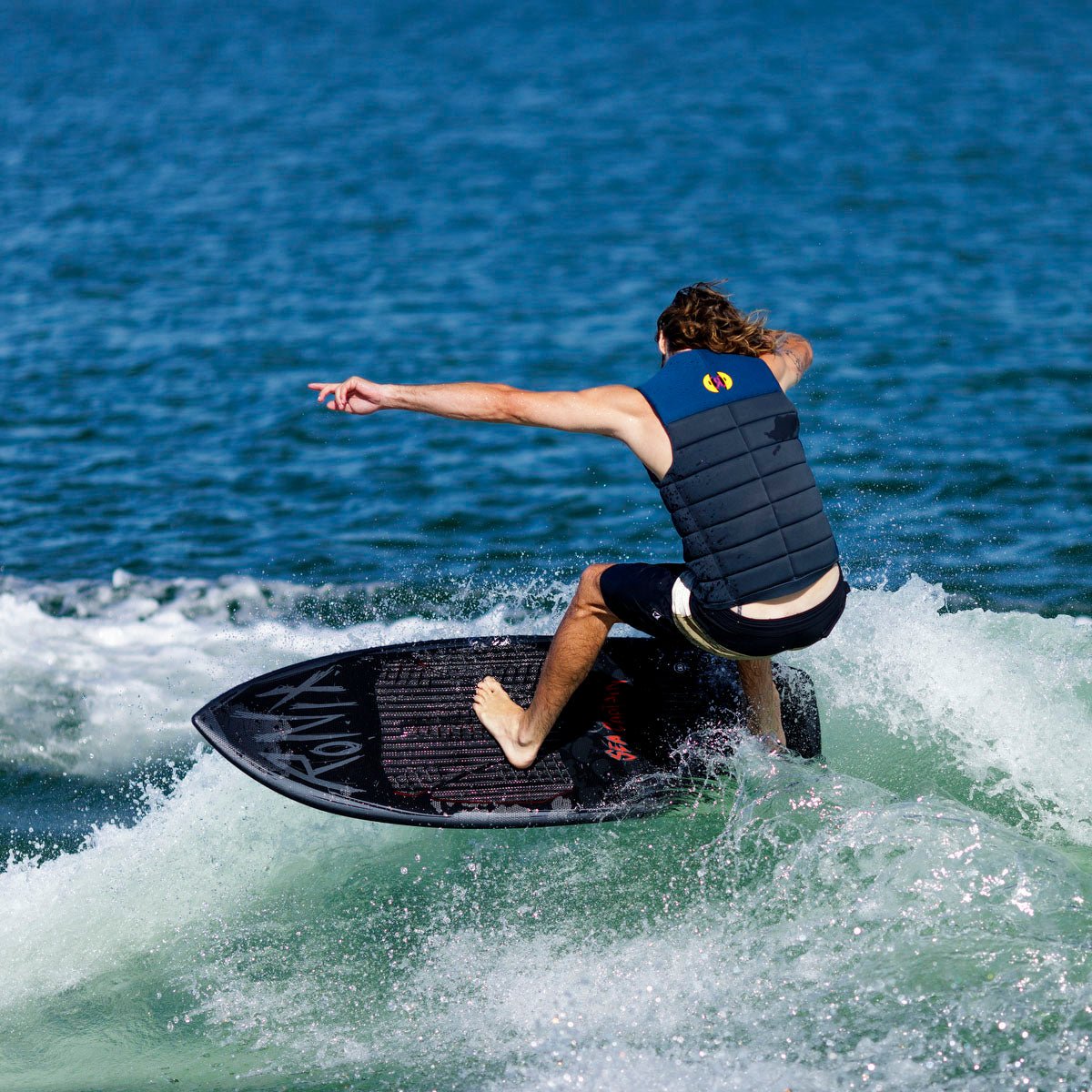 Ronix Tuff Tech Sea Captain Wakesurf Board - Durable, Locked-In