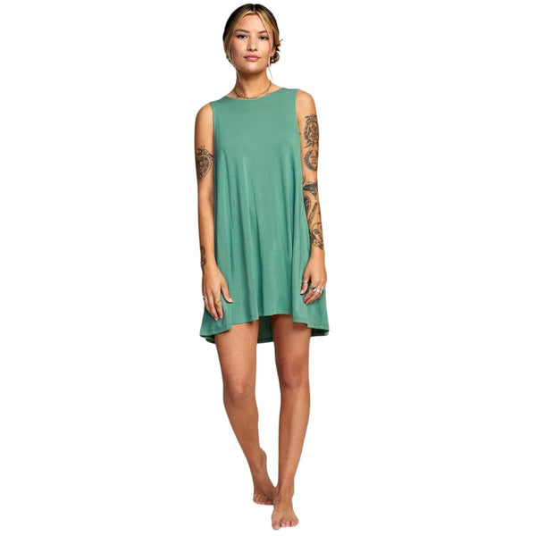 RVCA Eclipse Dress in Green Ivy BoardCo RVCA Eclipse Dress in Green Ivy BoardCo