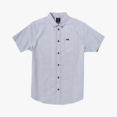 RVCA Thatll Do Stretch Short Sleeve Boy's Woven in Pavement - BoardCo