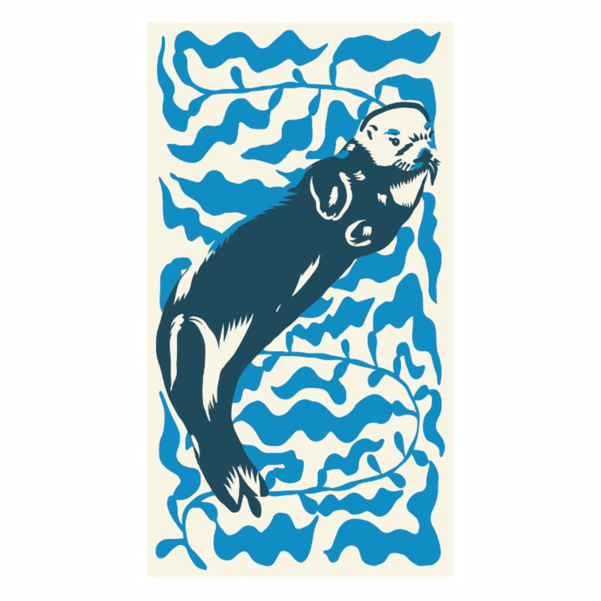 Sand cloud mr otter towel