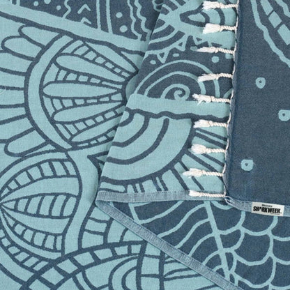 Sand Cloud Mr Whale Shark Discovery Shark Week Large Towel - BoardCo