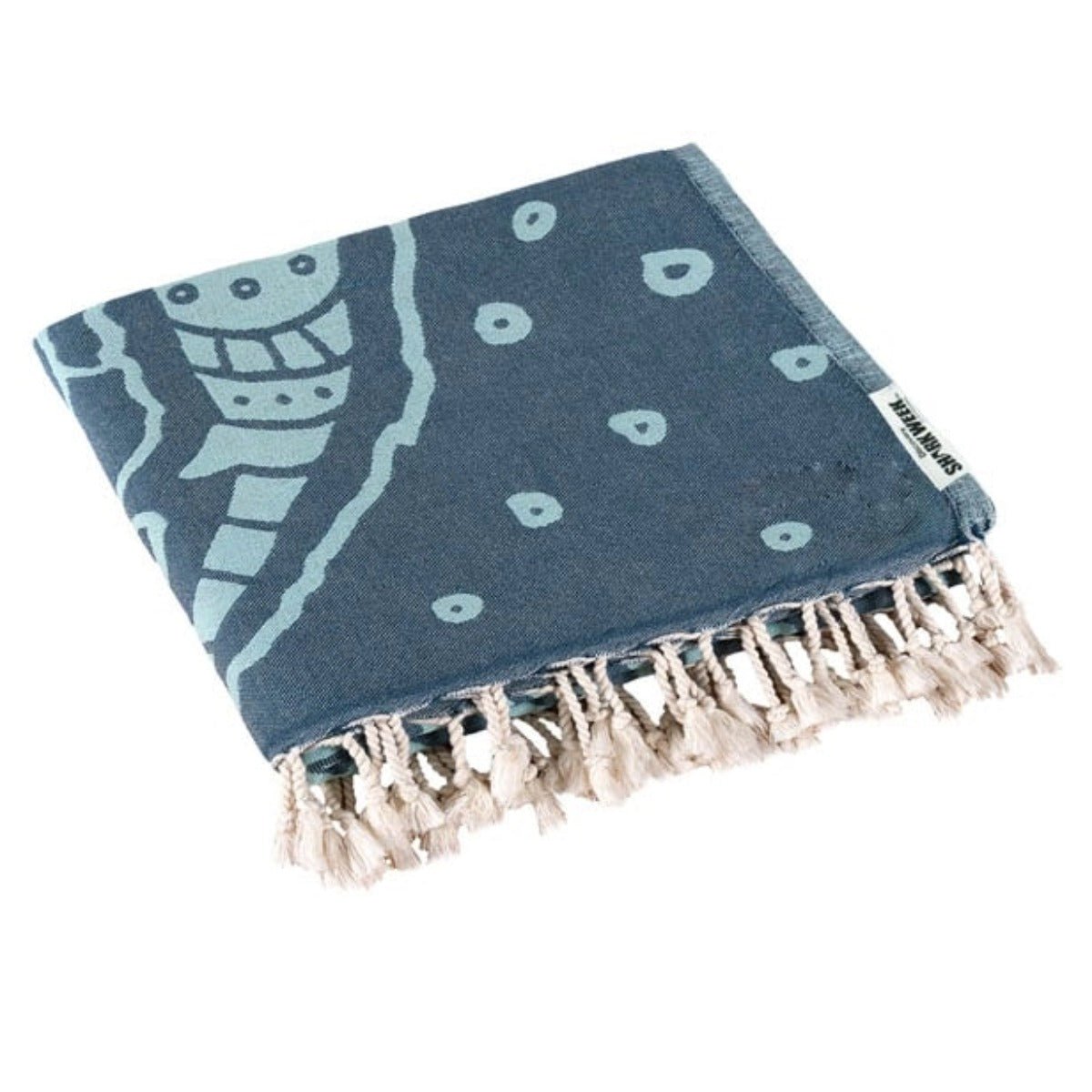 Sand Cloud Mr Whale Shark Discovery Shark Week Large Towel - BoardCo