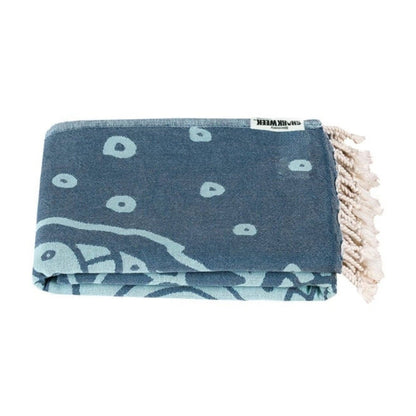 Sand Cloud Mr Whale Shark Discovery Shark Week Large Towel - BoardCo
