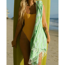Sand Cloud Rumble Waves Towel in Lime - BoardCo
