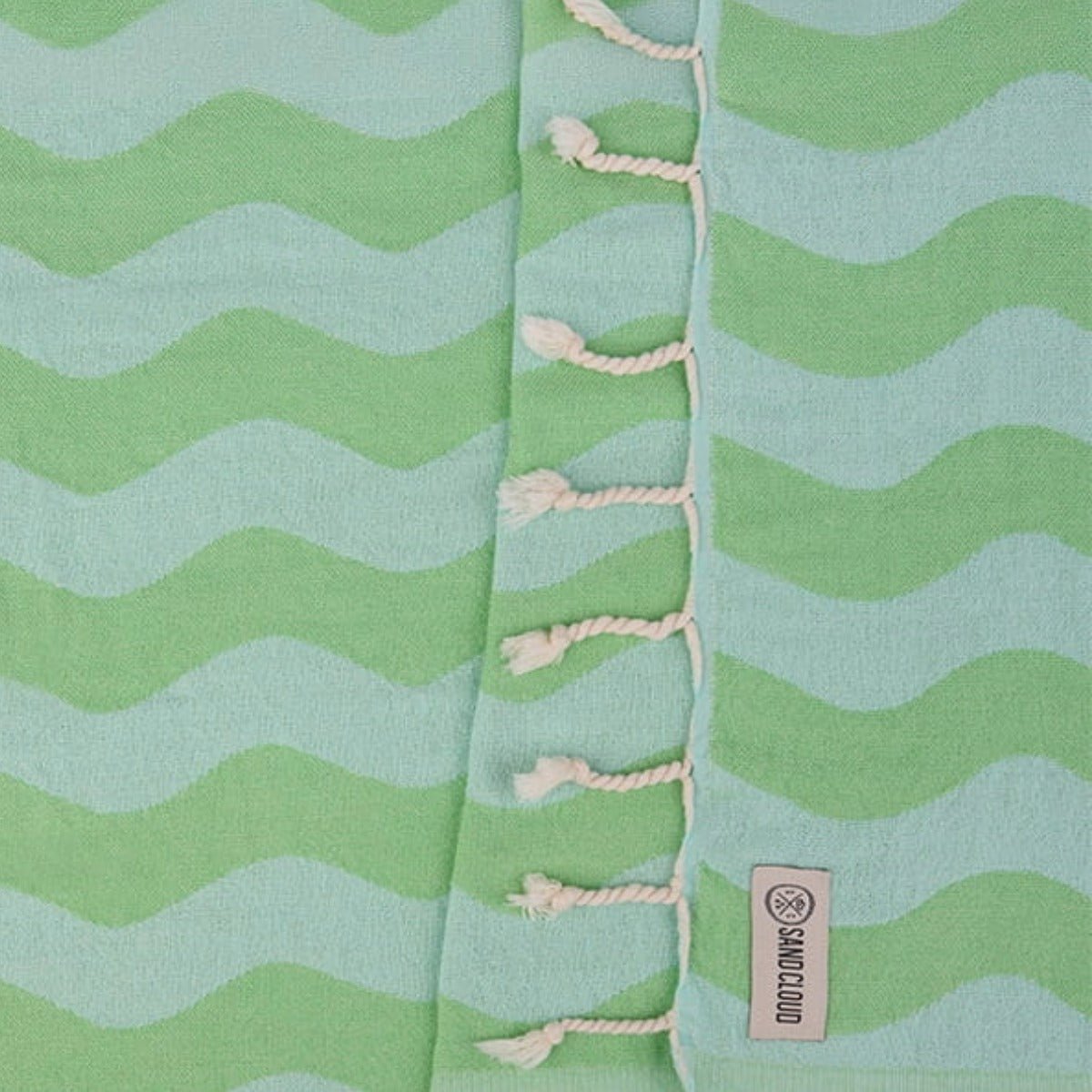 Sand Cloud Rumble Waves Towel in Lime - BoardCo