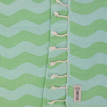Sand Cloud Rumble Waves Towel in Lime - BoardCo