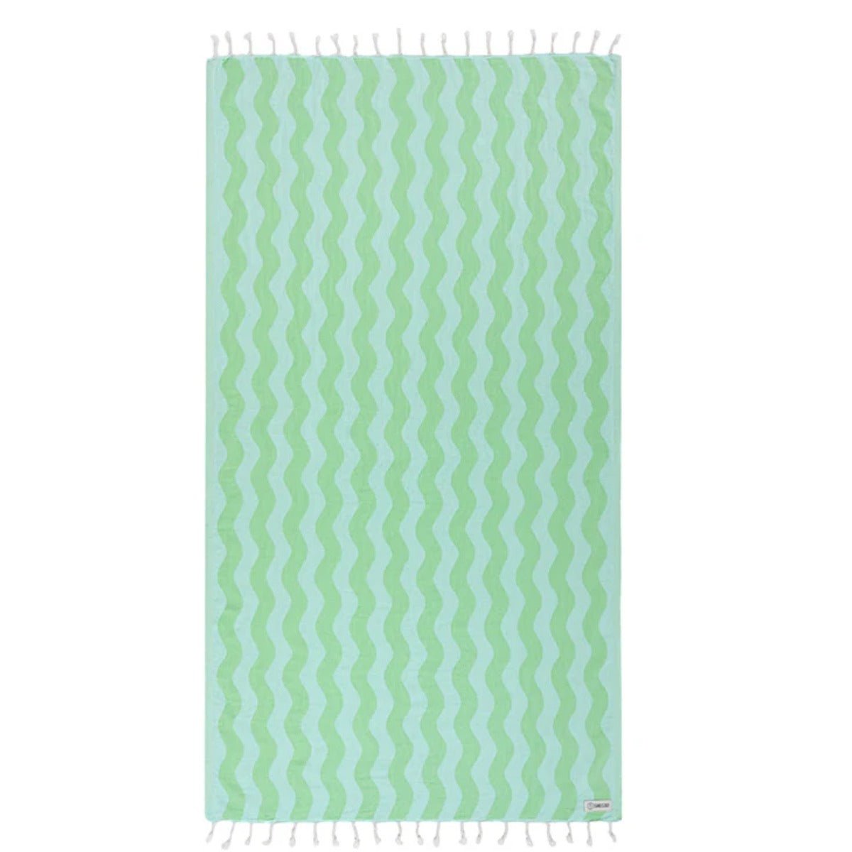 Sand Cloud Rumble Waves Towel in Lime - BoardCo