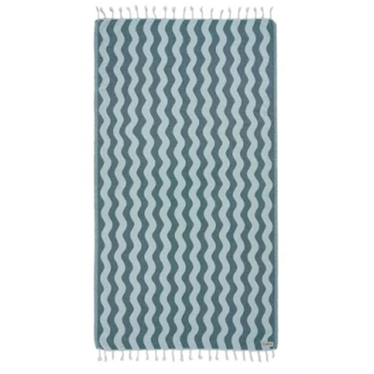 Sand Cloud Rumble Waves Towel in Teal - BoardCo