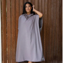 Sand Cloud Terra Hooded Poncho in Grey - BoardCo