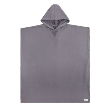 Sand Cloud Terra Hooded Poncho in Grey - BoardCo